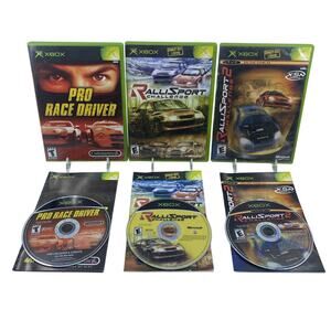 RalliSport Challenge 1 & 2 + Pro Race Driver Xbox All CIB Tested Bundle